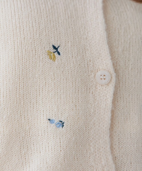 flower(フラワー)の「リトルフラワーズカーディガン(カーディガン/ボレロ・レディース・アイボリー/ピンク・FREE)」の11枚目の写真