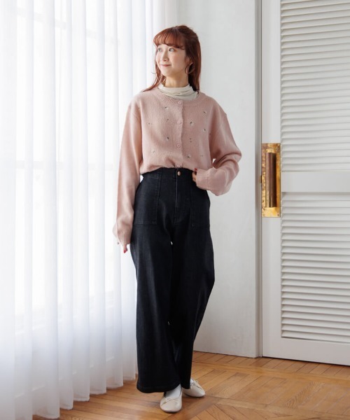 カーディガン リトルフラワーズカーディガン レディース 40%OFF】little flowers cardigan～ﾘﾄﾙﾌﾗﾜｰｽﾞｶｰﾃﾞｨｶﾞﾝ | flower