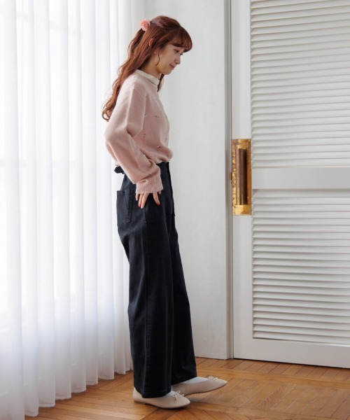 flower(フラワー)の「リトルフラワーズカーディガン(カーディガン/ボレロ・レディース・アイボリー/ピンク・FREE)」の14枚目の写真