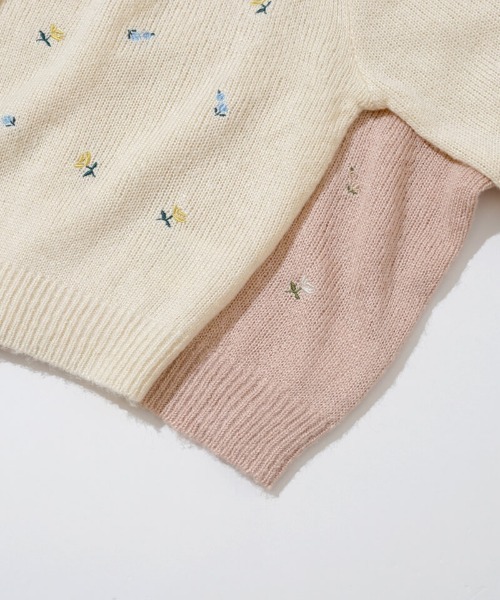 flower(フラワー)の「リトルフラワーズカーディガン(カーディガン/ボレロ・レディース・アイボリー/ピンク・FREE)」の19枚目の写真