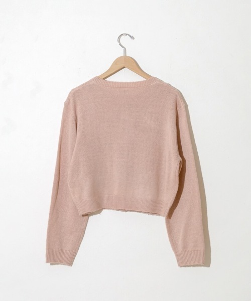 flower(フラワー)の「リトルフラワーズカーディガン(カーディガン/ボレロ・レディース・アイボリー/ピンク・FREE)」の21枚目の写真