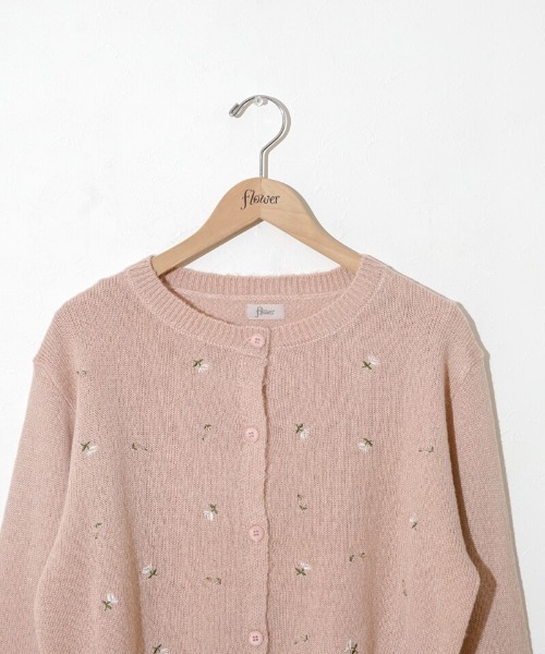 flower(フラワー)の「リトルフラワーズカーディガン(カーディガン/ボレロ・レディース・アイボリー/ピンク・FREE)」の22枚目の写真