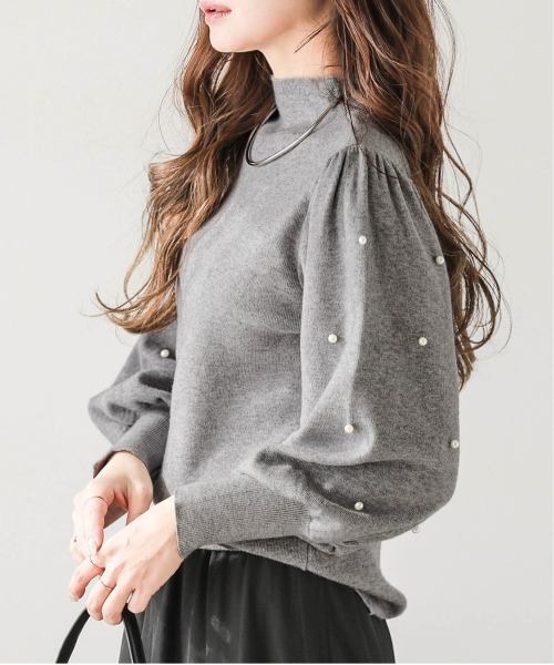 セール】袖パール ニットプルオーバー（ニット/セーター）｜SUGAR  