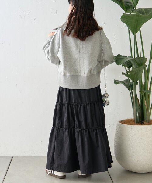 CIAOPANIC TYPY（チャオパニックティピー）の「襟付きダンボールスウェット（Tシャツ/カットソー・レディース・ピンク/ホワイト/チャコールグレー/グレー・ONE SIZE）」の19枚目の写真