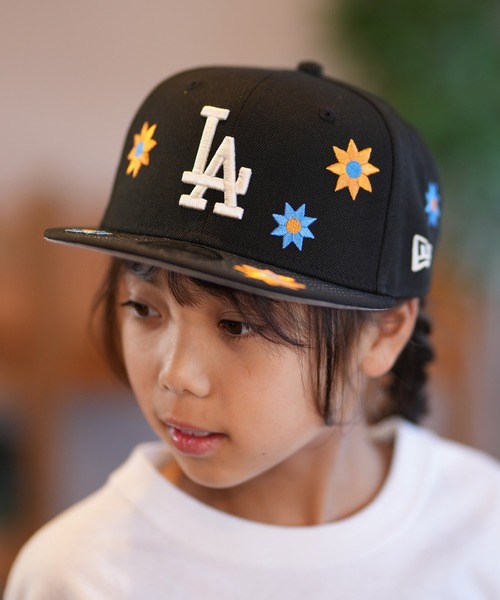 ニューエラ　ドジャース　LA MLB Flower Embroidery キッズ キッズ Youth 9TWENTY MLB Flower Embroidery ロサンゼルス