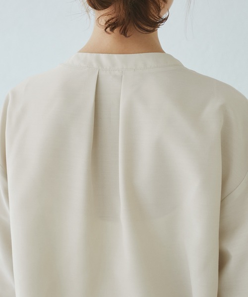 ROPE' PICNIC（ロペピクニック）の「【紫外線+近赤外線カット】ペプラムカーディガンブルゾン（ブルゾン・レディース・グレー/オフホワイト/ブラック・38）」の22枚目の写真