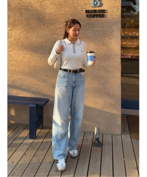 Her lip to（ハーリップトゥー）の「Pique Polo Knit Top（ニット