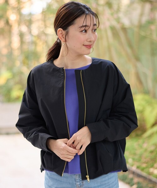 ANY(エニィ)の「バルーンブルゾン(ブルゾン・レディース・ネイビー系/ベージュ系/ライトグレー系・F)」の19枚目の写真