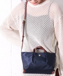 Legato Largo | (LF)【Legato Largo】2ポケット 肩楽(かたらく) ナイロン ミニ ショルダーバッグ(ショルダーバッグ)