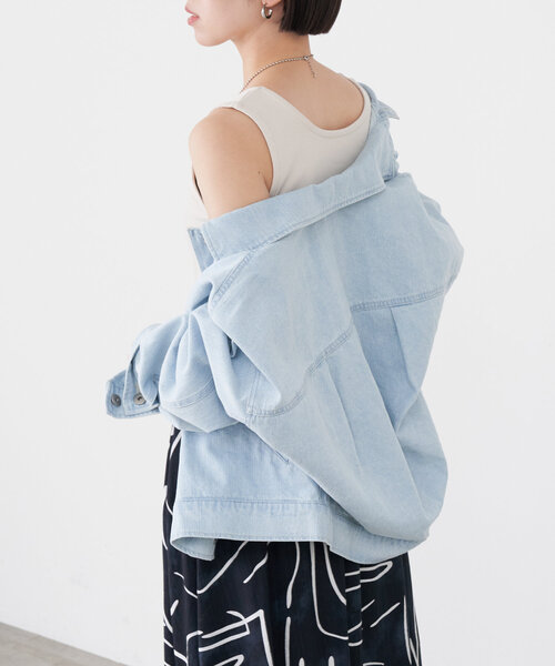 Jena espace merveilleux（ジェナ　エスパスメルヴェイユ）の「リブタンクトップ（キャミソール・レディース・ベージュ/ブラック/オフホワイト・FREE）」の14枚目の写真