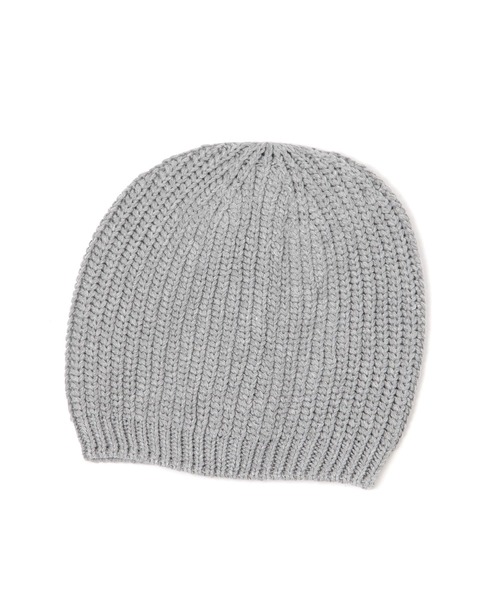 LAKOLE（ラコレ）の「ローゲージニットワッチ / 253054（ニットキャップ/ビーニー・レディース・オフホワイト/グレー/ブラック・FREE）」の3枚目の写真