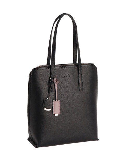 Jewelna Rose（ジュエルナローズ）の「【エコバッグ付・A4収納】 OLバッグ・セレム  縦型トートバッグ 16190（トートバッグ・レディース・ピンク/ブラック/グレイッシュベージュ・FREE）」の12枚目の写真