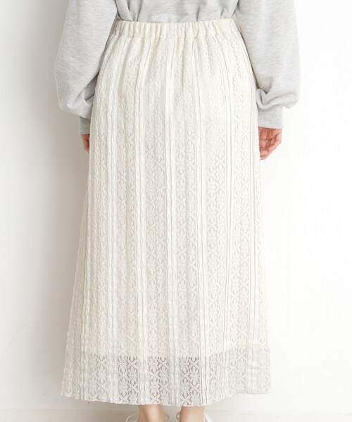 THE SHOP TK （ザ ショップ ティーケー ）の「レーススカート【洗える】（スカート・レディース・ブラック/オフホワイト・12/13）」の15枚目の写真