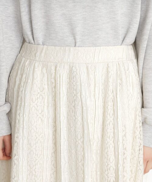 THE SHOP TK （ザ ショップ ティーケー ）の「レーススカート【洗える】（スカート・レディース・ブラック/オフホワイト・12/13）」の16枚目の写真