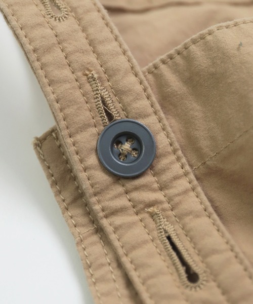OMNIGOD（オムニゴッド）の「[ OMNIGOD womens / オムニゴッド ] 馬布 ハンギングパンツ（サロペット/オーバーオール・レディース・ベージュ/ブラック/オリーブ・FREE）」の19枚目の写真