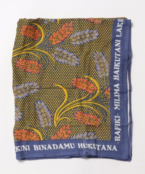 チャイハネ（チャイハネ）の「【チャイハネ】ラフィキUVパレオストール 巾着ポーチ付き（ストール/ショール・レディース・マスタード/グリーン/ブルー/ホワイト/オレンジ/ネイビー/ピンク/ターコイズブルー/レッド/ベージュ・FREE）」の4枚目の写真