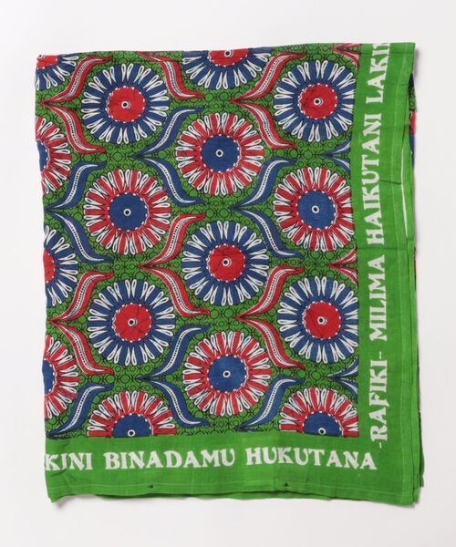 チャイハネ（チャイハネ）の「【チャイハネ】ラフィキUVパレオストール 巾着ポーチ付き（ストール/ショール・レディース・マスタード/グリーン/ブルー/ホワイト/オレンジ/ネイビー/ピンク/ターコイズブルー/レッド/ベージュ・FREE）」の3枚目の写真