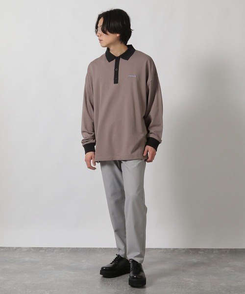 LAKOLE(ラコレ)の「ポロスウェットプルオーバー / 289341(ポロシャツ・メンズ・ホワイト/サンドグレー/ブラック・LARGE/MEDIUM)」の9枚目の写真