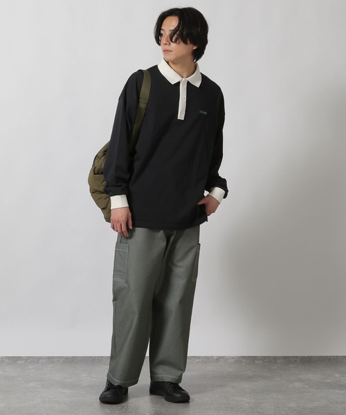 LAKOLE(ラコレ)の「ポロスウェットプルオーバー / 289341(ポロシャツ・メンズ・ホワイト/サンドグレー/ブラック・LARGE/MEDIUM)」の7枚目の写真