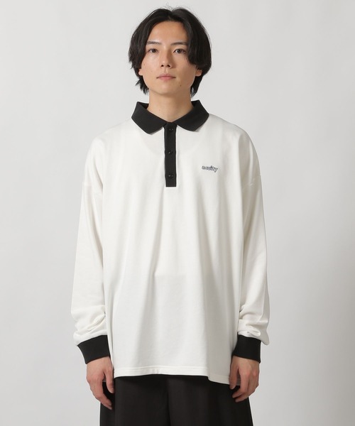 LAKOLE(ラコレ)の「ポロスウェットプルオーバー / 289341(ポロシャツ・メンズ・ホワイト/サンドグレー/ブラック・LARGE/MEDIUM)」の11枚目の写真