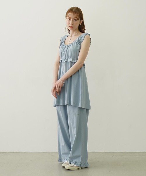 セール】RUFFLE GATHERED DRESS（ワンピース）｜MILKFED