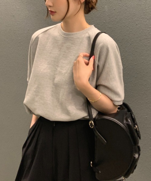 AMOMMA パフスリーブスウェット グレー AMOMMA グレー スウェット