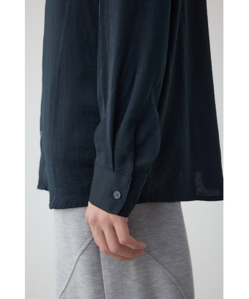 AZUL by moussy（アズールバイマウジー）の「リンクルシャドウシャツ（シャツ/ブラウス・メンズ・ホワイト/ライトブルー/ブラック/カーキ・MEDIUM/LARGE）」の21枚目の写真