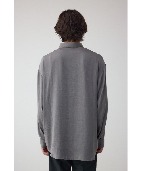 AZUL by moussy（アズールバイマウジー）の「リンクルシャドウシャツ（シャツ/ブラウス・メンズ・ホワイト/ライトブルー/ブラック/カーキ・MEDIUM/LARGE）」の16枚目の写真