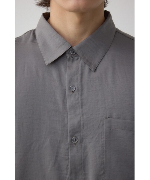 AZUL by moussy（アズールバイマウジー）の「リンクルシャドウシャツ（シャツ/ブラウス・メンズ・ホワイト/ライトブルー/ブラック/カーキ・MEDIUM/LARGE）」の18枚目の写真