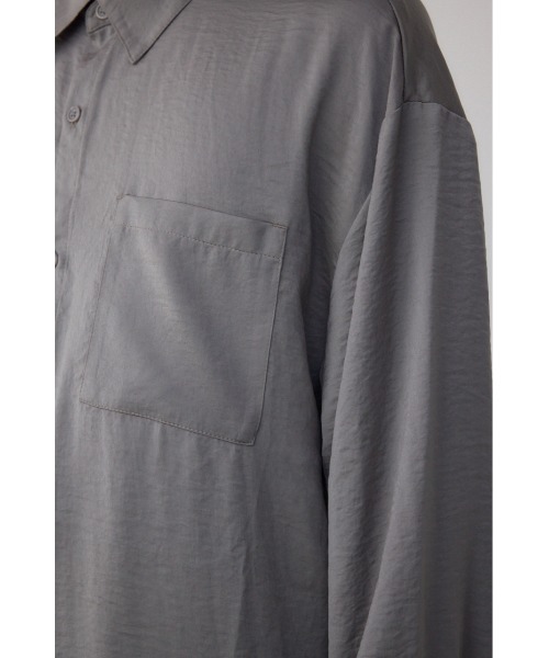 AZUL by moussy（アズールバイマウジー）の「リンクルシャドウシャツ（シャツ/ブラウス・メンズ・ホワイト/ライトブルー/ブラック/カーキ・MEDIUM/LARGE）」の19枚目の写真