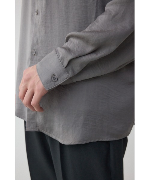 AZUL by moussy（アズールバイマウジー）の「リンクルシャドウシャツ（シャツ/ブラウス・メンズ・ホワイト/ライトブルー/ブラック/カーキ・MEDIUM/LARGE）」の20枚目の写真