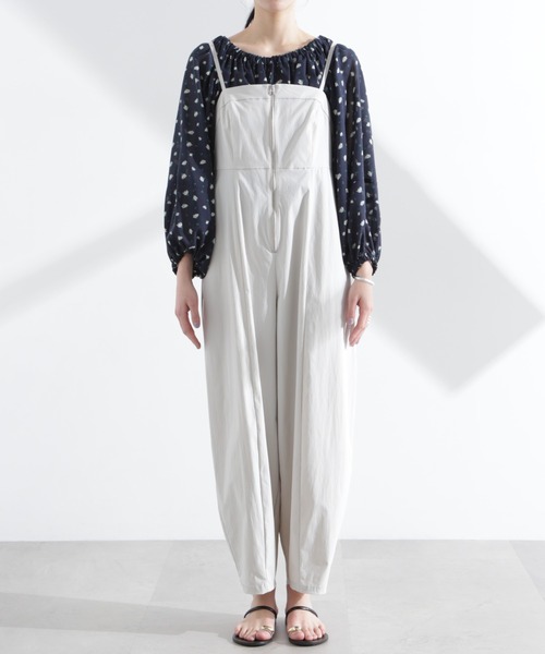 NANO universe（ナノユニバース）の「コクーンサロペット（サロペット/オーバーオール・レディース・ライトグレー/チャコール・S/M）」の17枚目の写真