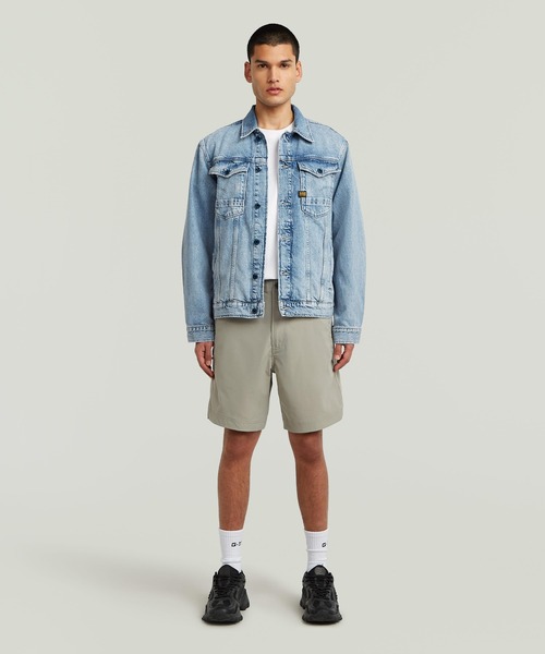 G-STAR(ジースター)の「SPORT TRAINER SHORT 2.0/スポーツトレイナーテックショートパンツ(その他パンツ・メンズ・ダークブルー/ベージュ系その他・30inch/32inch/28inch/34inch/36inch)」の6枚目の写真