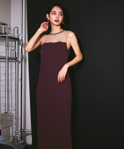 darial(ダリアル)の「【darial】2way tule bolelo dress 2点セット 2way チュール ボレロ ドレス お呼ばれ 結婚式 二次会 成人式 同窓会 セレモニードレス パーティドレス オケージョンドレス(ドレス・レディース・ベージュ×ブラック/パープル/チャコールグレー・L/M/S)」の14枚目の写真