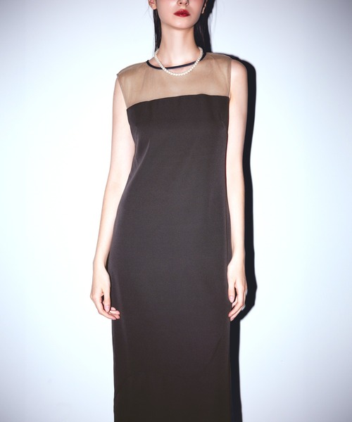 darial(ダリアル)の「【darial】2way tule bolelo dress 2点セット 2way チュール ボレロ ドレス お呼ばれ 結婚式 二次会 成人式 同窓会 セレモニードレス パーティドレス オケージョンドレス(ドレス・レディース・ベージュ×ブラック/パープル/チャコールグレー・L/M/S)」の17枚目の写真