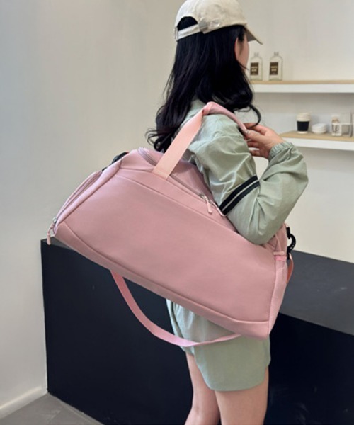 Miniministore(ミニミニストア)の「トラベルバック レディース 2WAY(ボストンバッグ・レディース・ブラック/アイボリー/ブルー/グレー/ラベンダー/ピンク・FREE)」の6枚目の写真