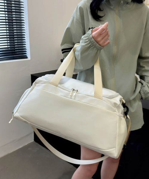 Miniministore(ミニミニストア)の「トラベルバック レディース 2WAY(ボストンバッグ・レディース・ブラック/アイボリー/ブルー/グレー/ラベンダー/ピンク・FREE)」の11枚目の写真