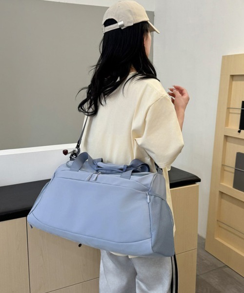 Miniministore(ミニミニストア)の「トラベルバック レディース 2WAY(ボストンバッグ・レディース・ブラック/アイボリー/ブルー/グレー/ラベンダー/ピンク・FREE)」の14枚目の写真