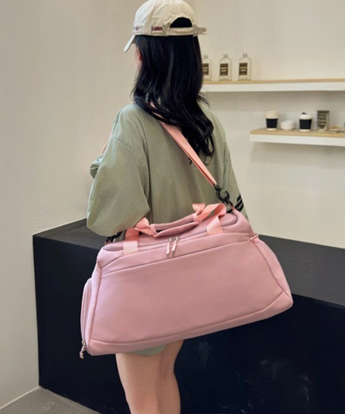 Miniministore(ミニミニストア)の「トラベルバック レディース 2WAY(ボストンバッグ・レディース・ブラック/アイボリー/ブルー/グレー/ラベンダー/ピンク・FREE)」の16枚目の写真