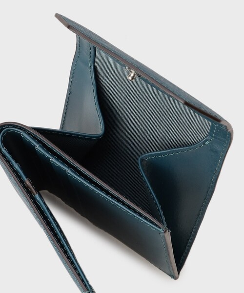 TAKEO KIKUCHI（タケオキクチ）の「【NEW レザーリップルシリーズ】 コンパクトウォレット（財布・メンズ・ブラック/グリーン/チャコールグレー/ネイビー・00）」の12枚目の写真