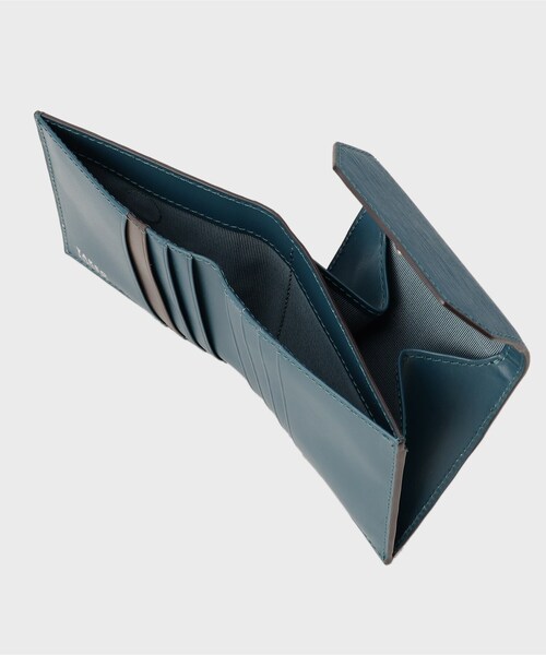 TAKEO KIKUCHI（タケオキクチ）の「【NEW レザーリップルシリーズ】 コンパクトウォレット（財布・メンズ・ブラック/グリーン/チャコールグレー/ネイビー・00）」の13枚目の写真