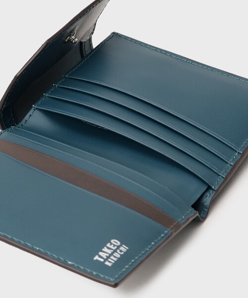 TAKEO KIKUCHI（タケオキクチ）の「【NEW レザーリップルシリーズ】 コンパクトウォレット（財布・メンズ・ブラック/グリーン/チャコールグレー/ネイビー・00）」の15枚目の写真