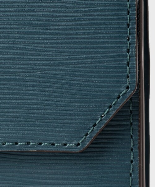 TAKEO KIKUCHI（タケオキクチ）の「【NEW レザーリップルシリーズ】 コンパクトウォレット（財布・メンズ・ブラック/グリーン/チャコールグレー/ネイビー・00）」の17枚目の写真
