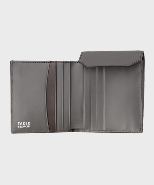 TAKEO KIKUCHI（タケオキクチ）の「【NEW レザーリップルシリーズ】 コンパクトウォレット（財布・メンズ・ブラック/グリーン/チャコールグレー/ネイビー・00）」の19枚目の写真