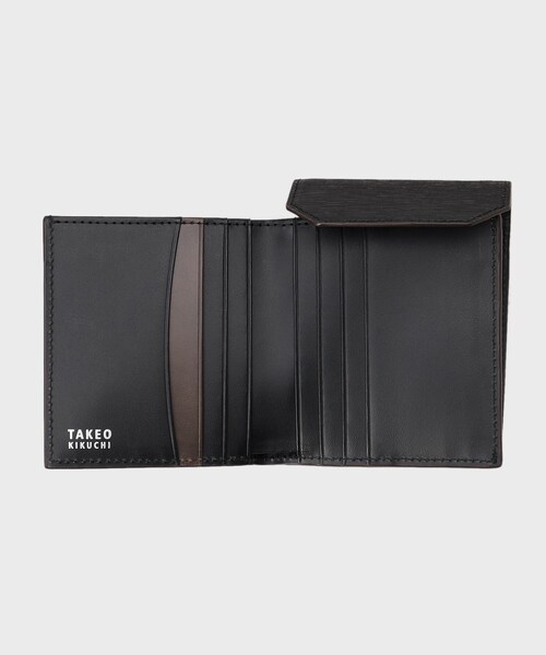 TAKEO KIKUCHI（タケオキクチ）の「【NEW レザーリップルシリーズ】 コンパクトウォレット（財布・メンズ・ブラック/グリーン/チャコールグレー/ネイビー・00）」の20枚目の写真