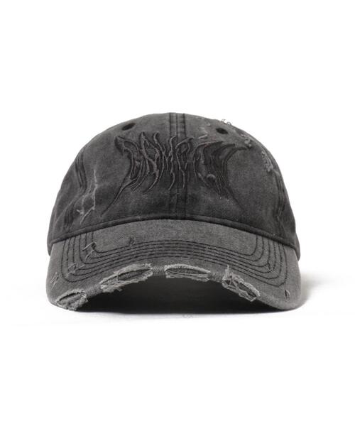 WEGO（ウィゴー）の「WEGO/トライバルロゴダメージピグメントキャップ（キャップ・レディース・ブラック/ブラウン・FREE）」の12枚目の写真