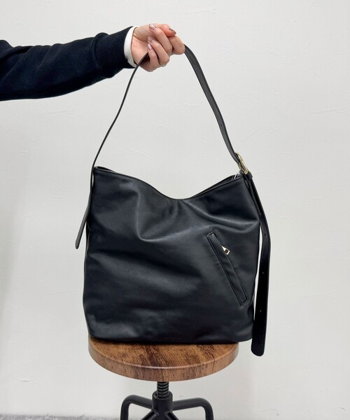 fredy emue（フレディエミュ）の「【maison vert /メゾンヴェール】アウトポケワンハンドルトートバッグ（ショルダーバッグ・レディース・アイボリー/ブラック/ブラウン・FREE）」の15枚目の写真