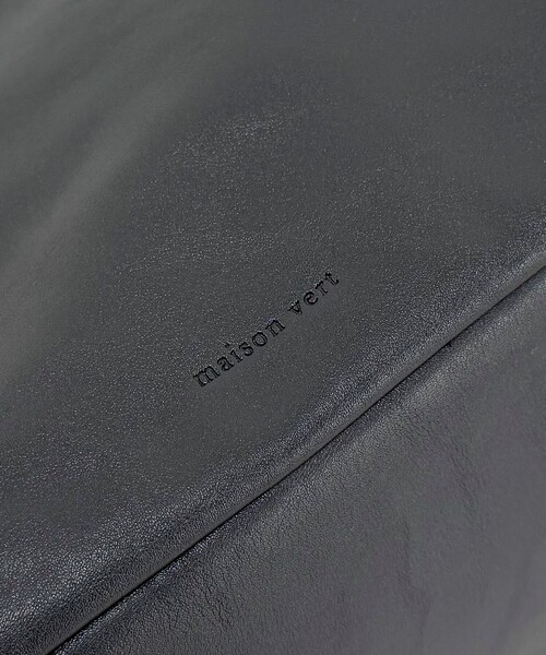 fredy emue（フレディエミュ）の「【maison vert /メゾンヴェール】アウトポケワンハンドルトートバッグ（ショルダーバッグ・レディース・アイボリー/ブラック/ブラウン・FREE）」の21枚目の写真