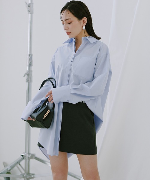 【anuans】リバーウールミニスカート アニュアンス anuans リバーウールミニスカート （NAVY