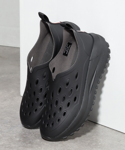 HUNTER(ハンター)の「【HUNTER/ハンター】UNISEX TRAVEL FLOW SHOE/ユニセックス トラベルフローシュー(その他シューズ・レディース・ホワイト系/ブラック・28cm/27cm/26cm/25cm/24cm/23cm/22cm)」の1枚目の写真